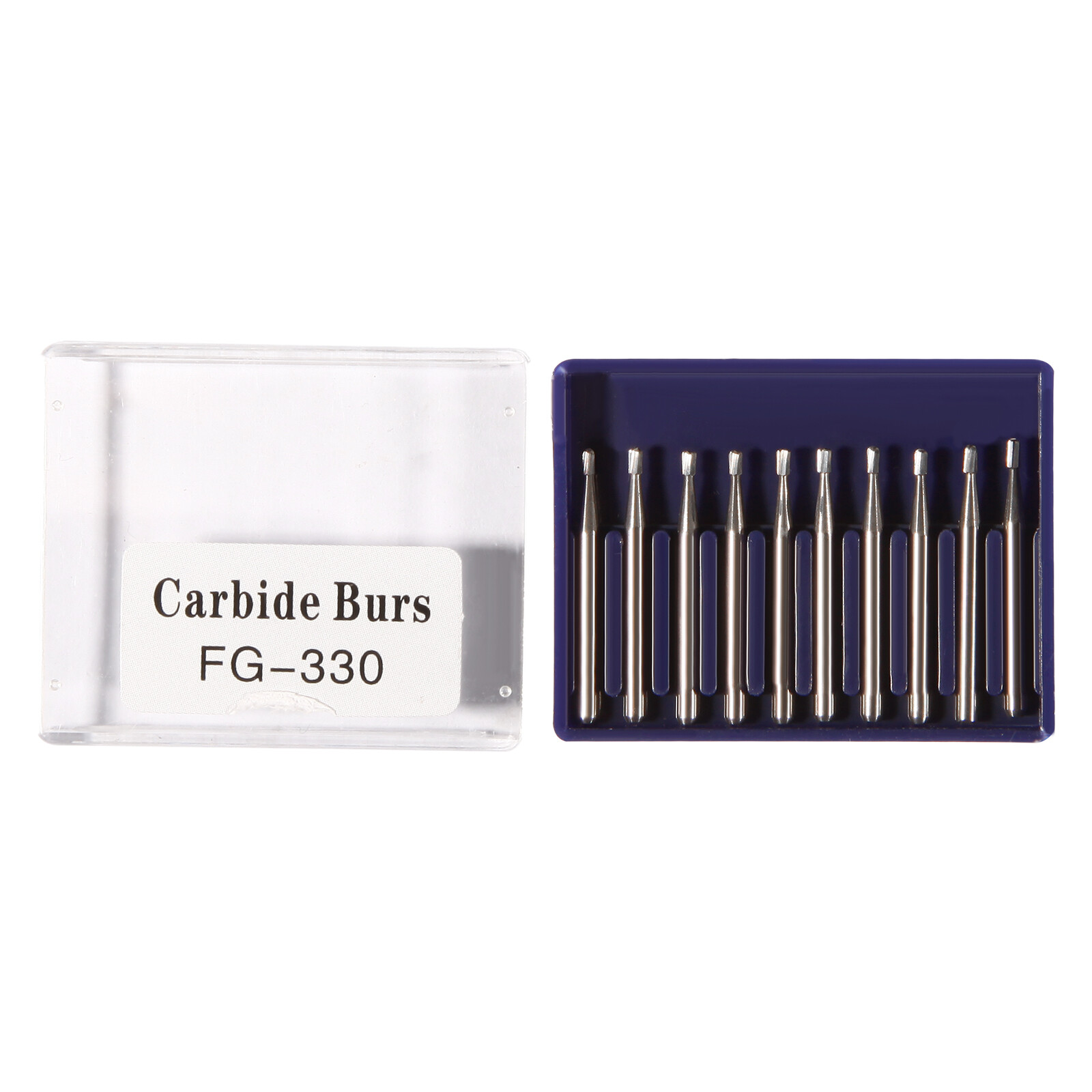Dental Midwest FG #330 Shank Pear Shaped Carbide Burs 100/Pk