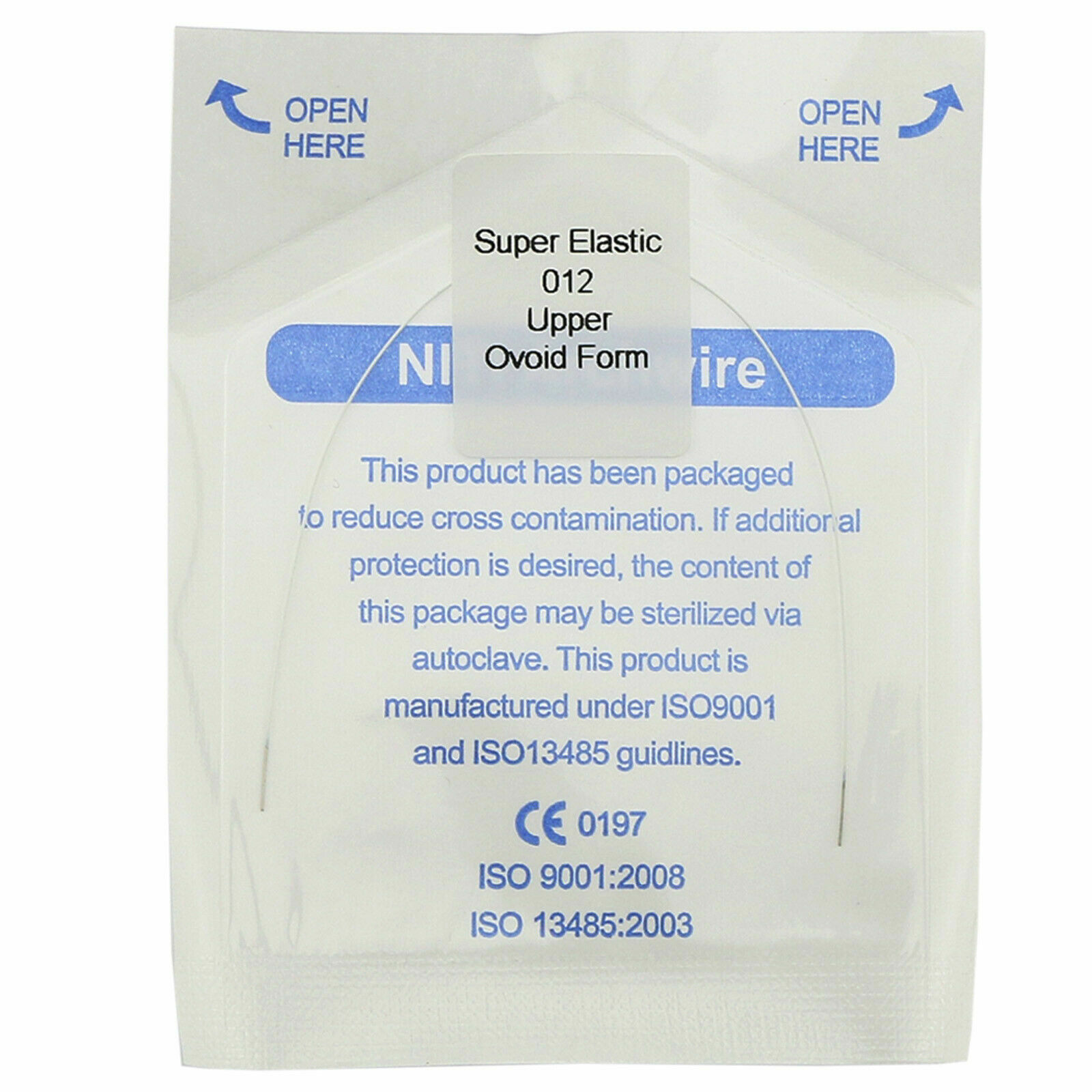 Dental Coated Coating Niti Round Arch Wire Colored White Blue Green Red Yellow