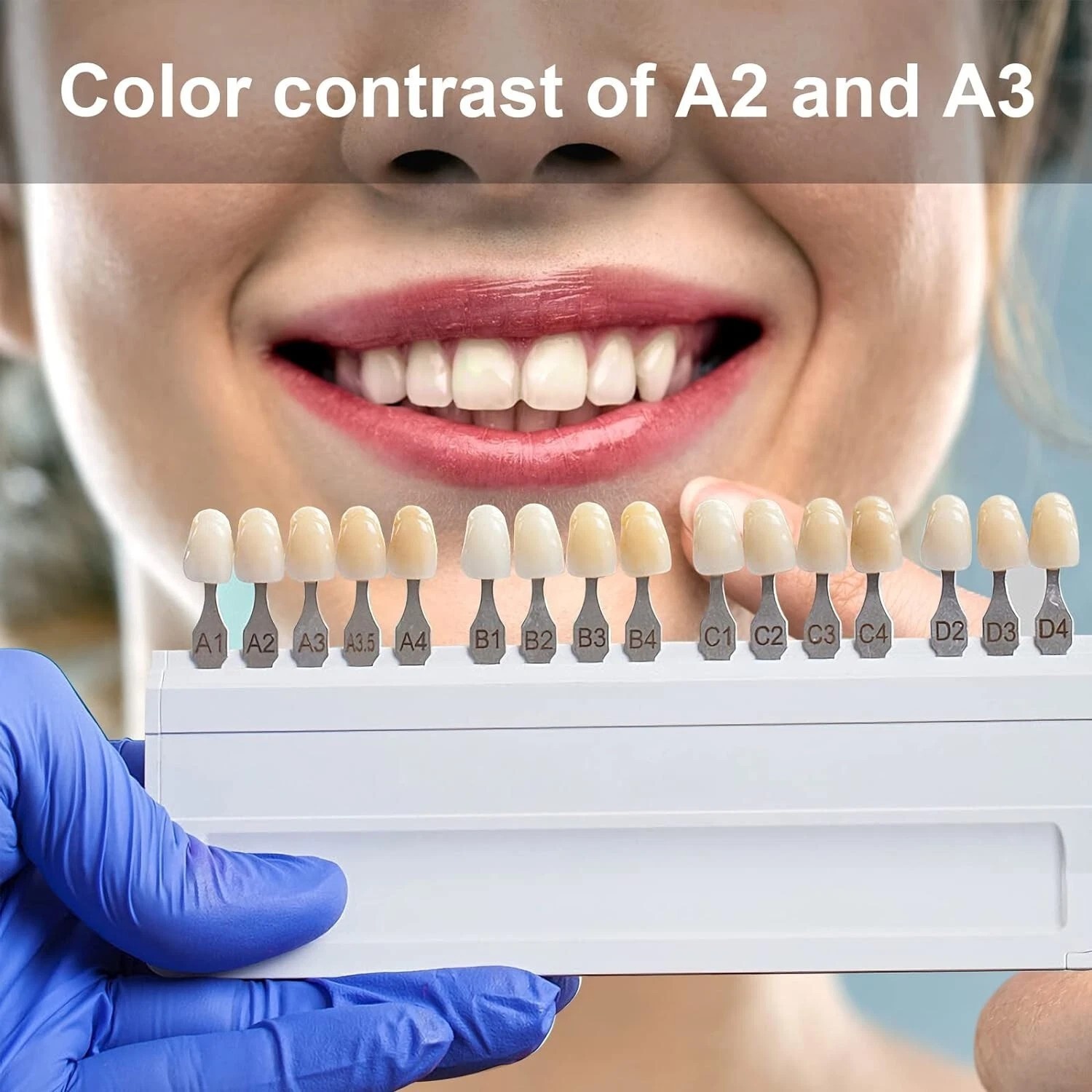 5 Set Dental Multi-Purpose Upper & Lower Resin Denture Teeth A2 -T8 Full Tool
