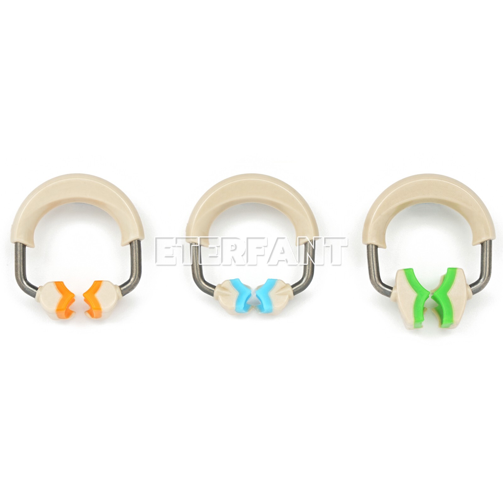 Dental 3D Separator Matrix Bands Rings Matrices Clip Clamp Titanium Fit Garrison