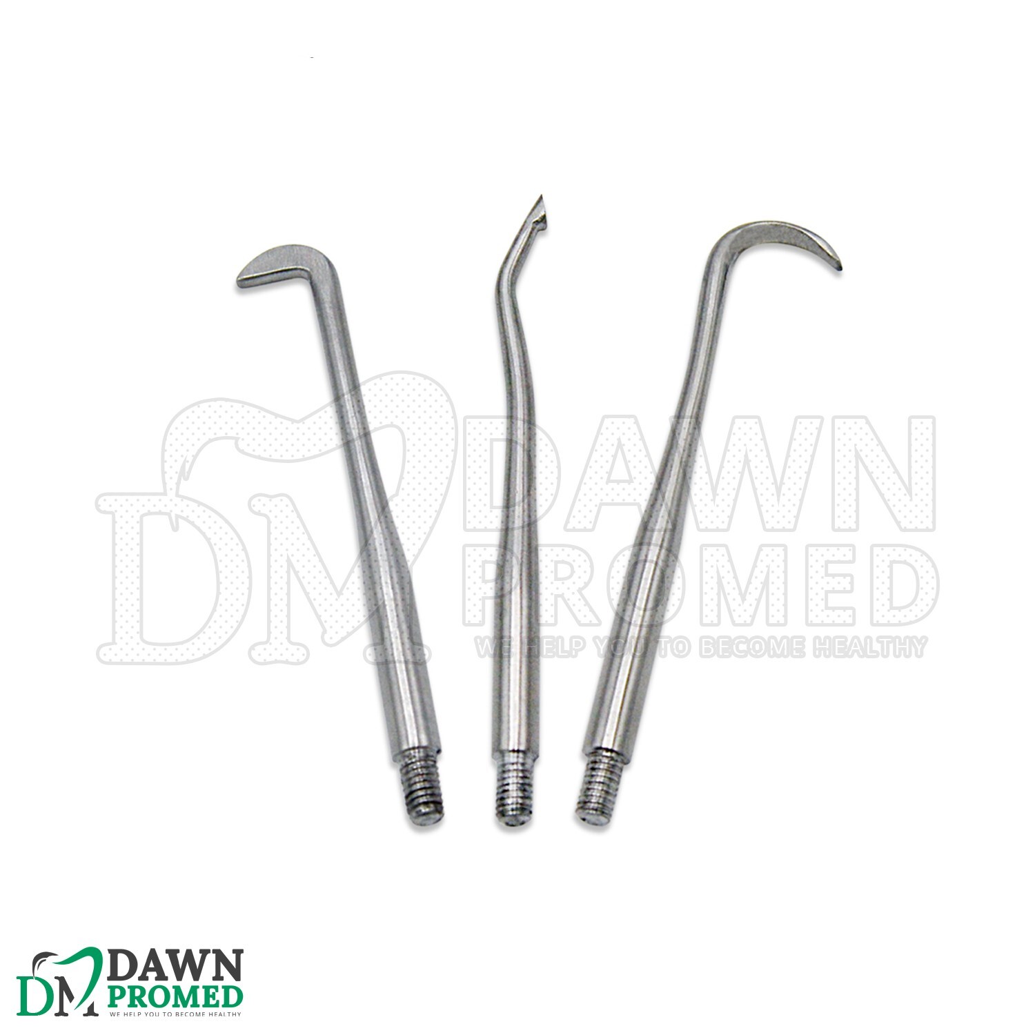 Morrel Crown Remover Set with 3 Tips Orthodontic Dental Surgical Instruments