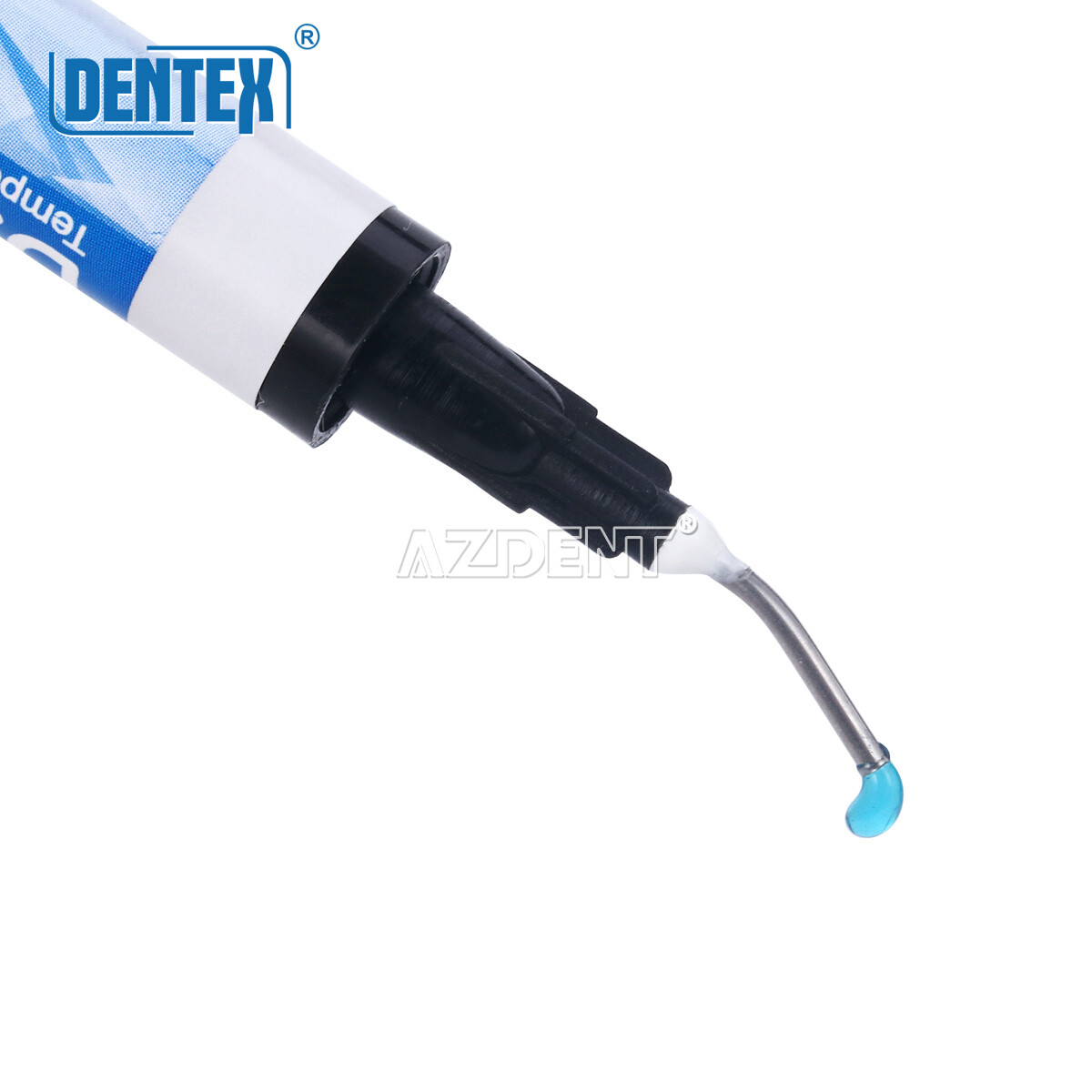 Dentex Dental Temporary Flow Light Cure Filling Composite Material Resin Blue US