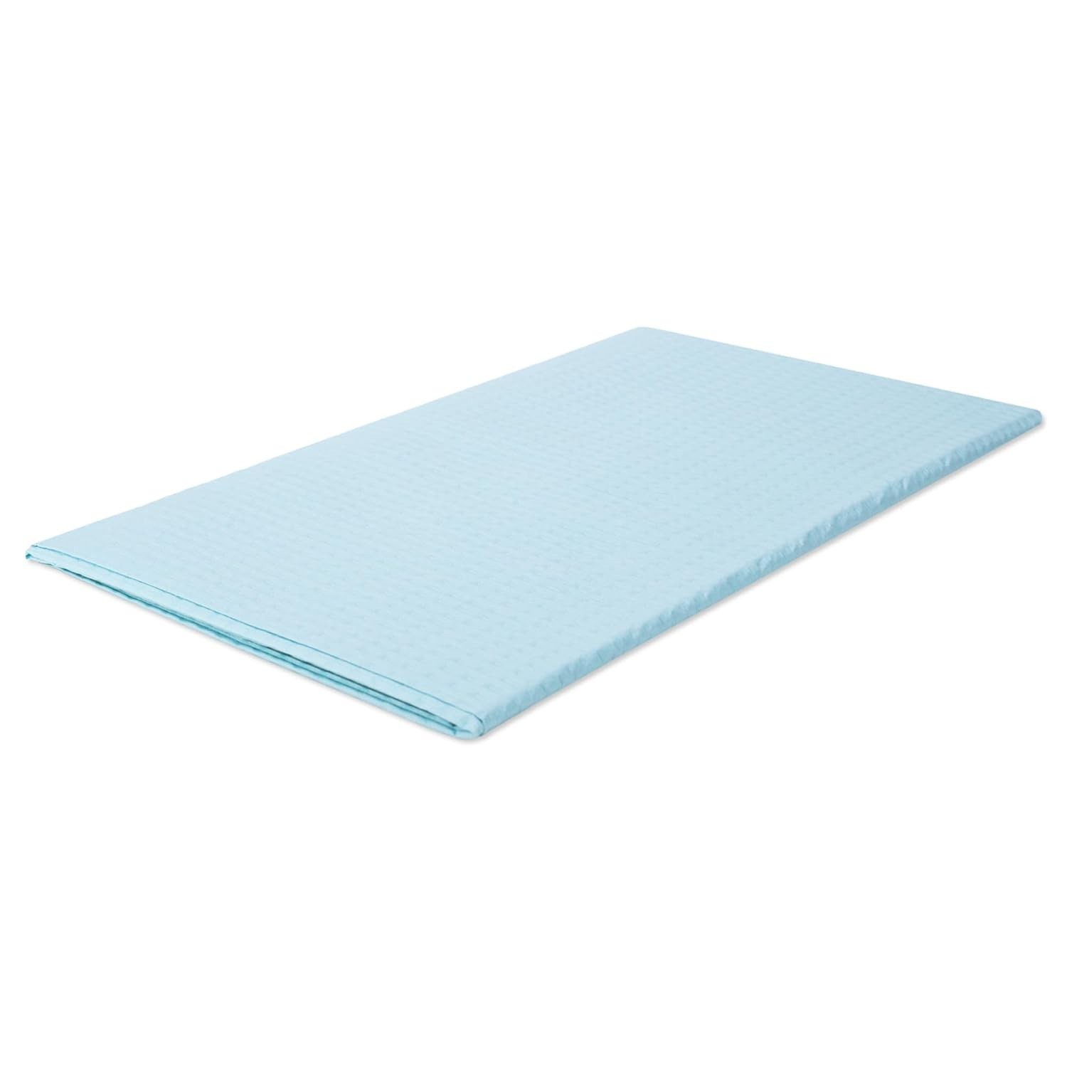 Disposable Drape Sheet, 40in x 48in, Blue Medical Procedure Sheet for Exam, Etc