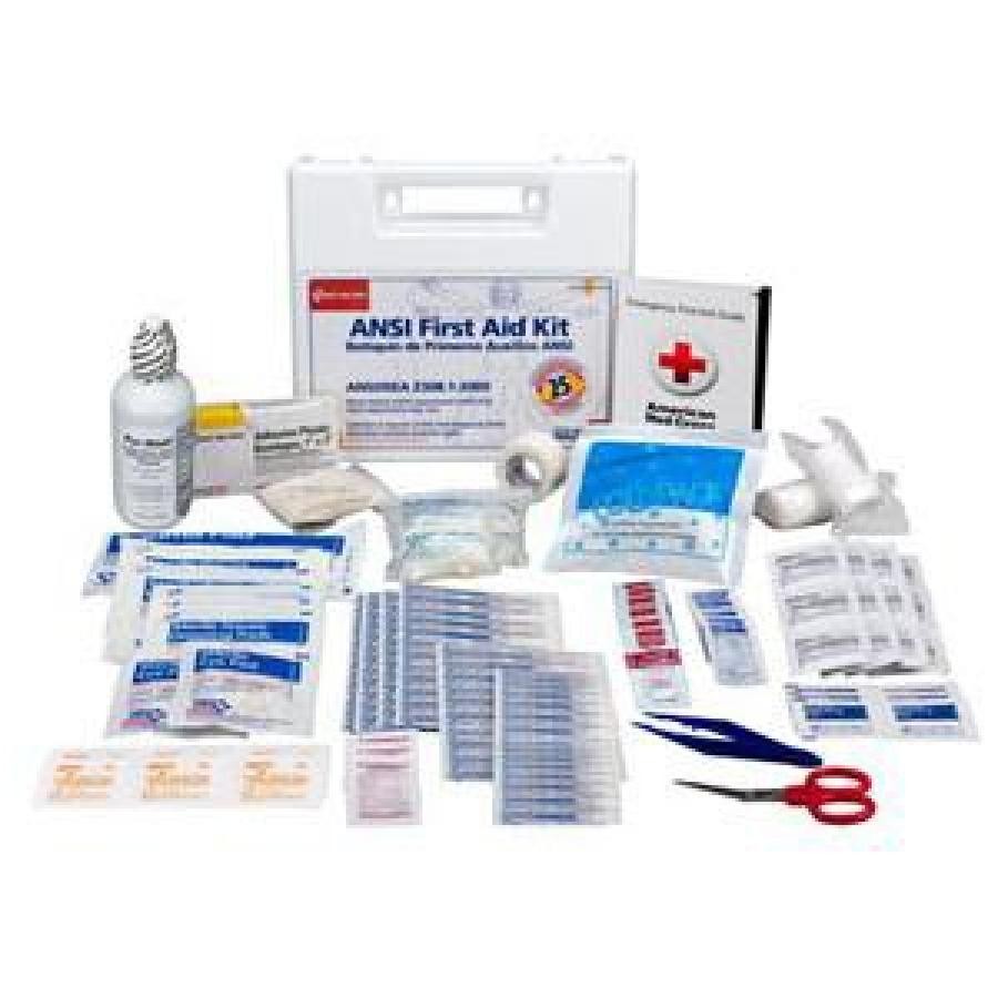 ACME United First Aid Only 9×8-3/8×2-1/2″ Plastic Case For Up to 25 Person, 1 Ct