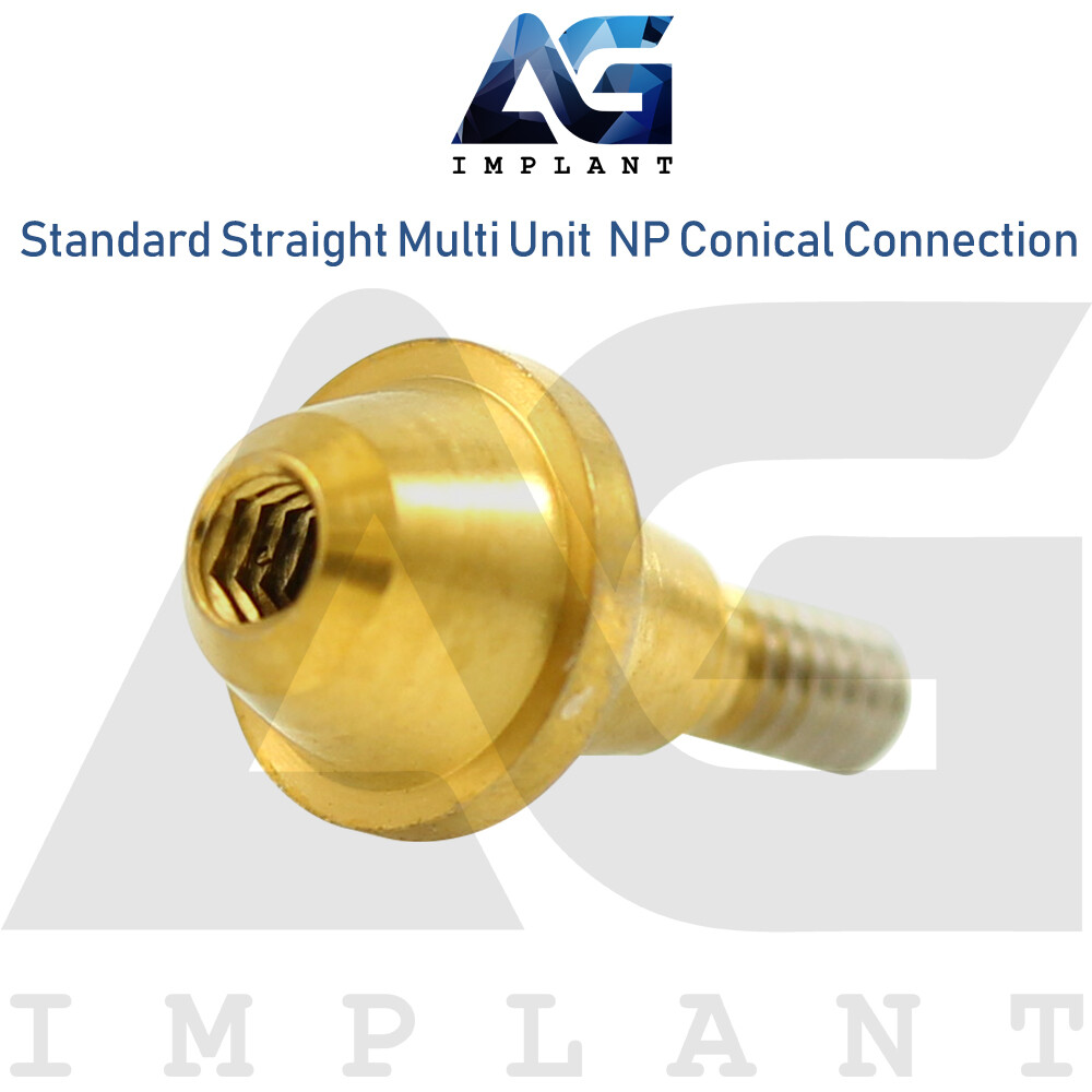 10 Standard Multi Unit Prosthetic System Conical Connection NP Plastic Set