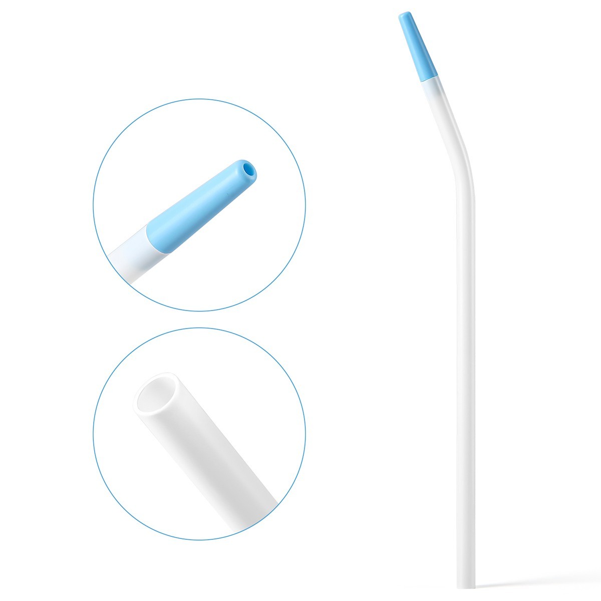 25 X Dental Disposable Saliva Ejector Surgical Suction Tips Suction Tube Long