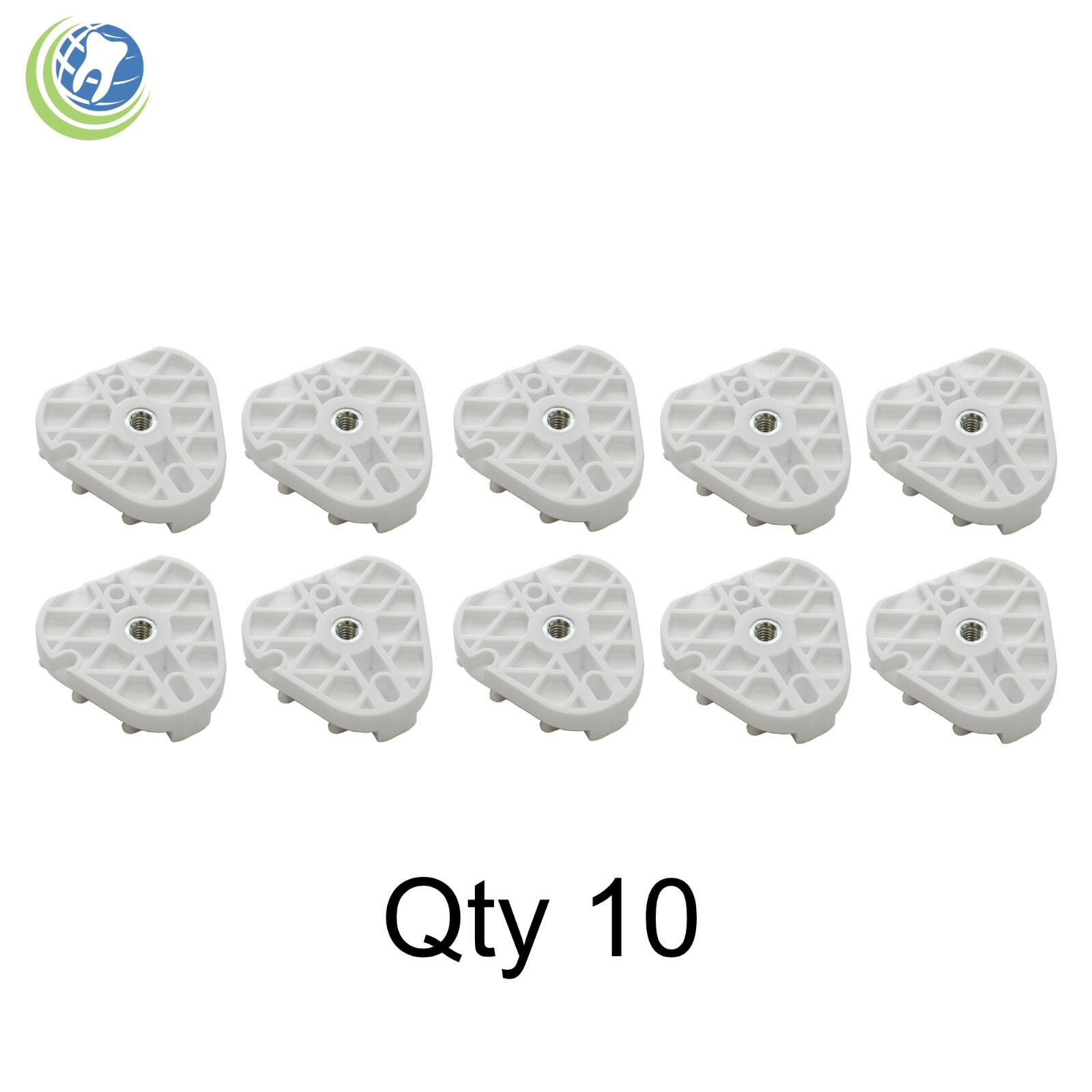 10 WHIPMIX THREAD MOUNTING DISPOSABLE ARTICULATING PLATES ARTICULATOR 8580B