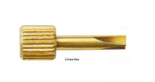 Dental Screw Post Cross Key Wrench by * NORDIN * for screw posts 1,5 or 10 Keys