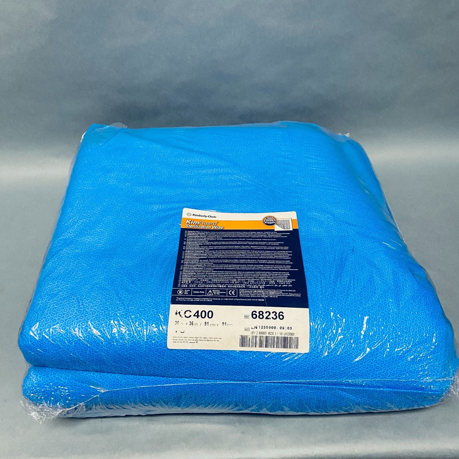 Kimberly Clark Kimguard KC400 Sterilization Wrap 36 x 36 in. Pack of 75 Sheets