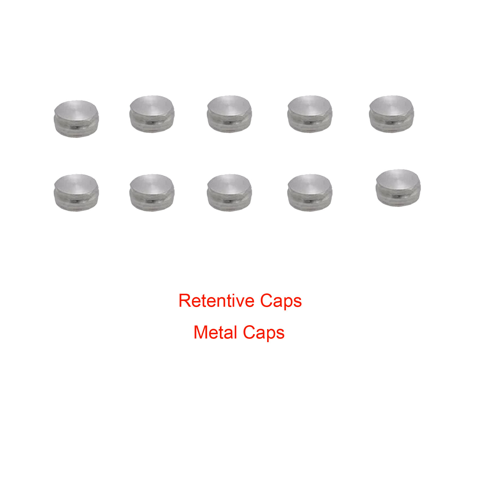 10Pcs Dental Abutment Retention Caps Inserts Used For Locator System