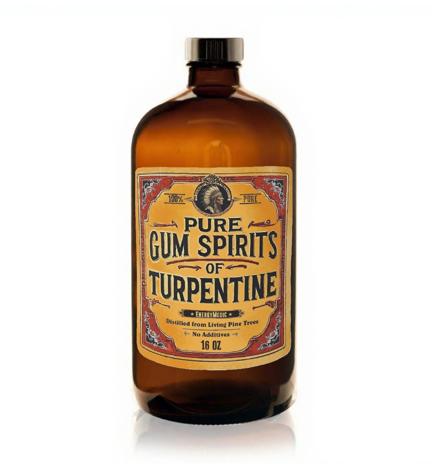 Pure Gum Spirits of Turpentine 100% 16 oz – By EnergyMedic