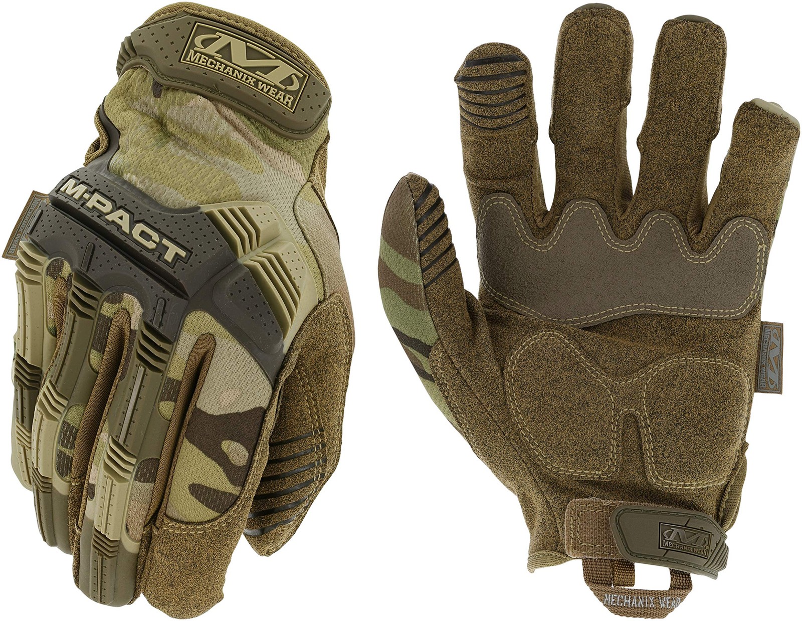 Mechanix Wear M-Pact Tactical Gloves Touchscreen Safety Work Impact XXL MultiCam