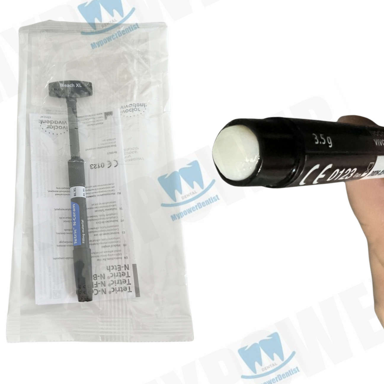 Dental BLXL Tetric N-Ceram Filling Composite Resin Filling Bleach Color 3.5g