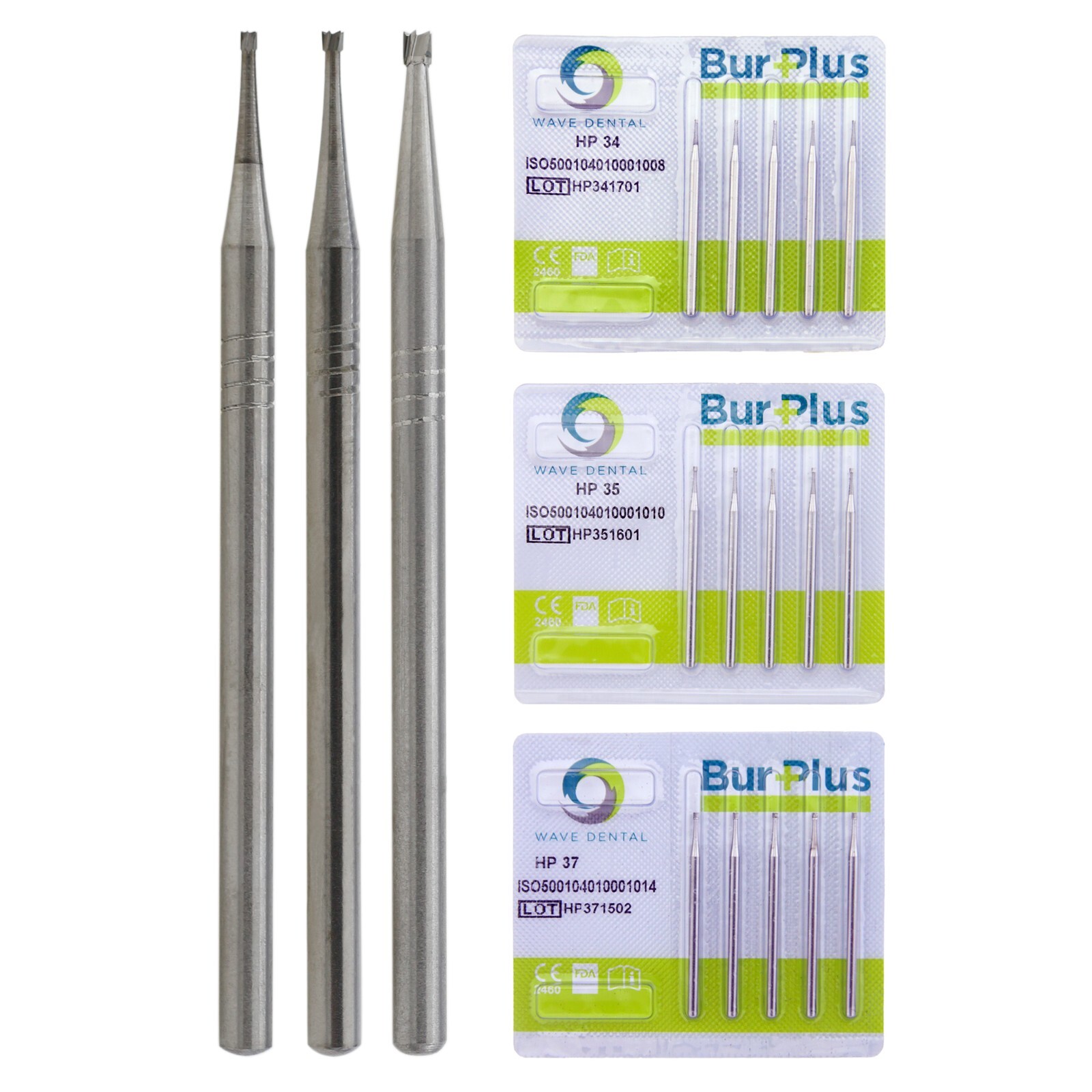 WAVE Dental Carbide Burs Surgical Straight Handpiece Bur HP 556 702 703L 44.5mm