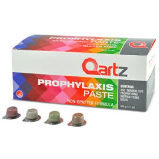 Dharma Qartz Coarse Assorted Prophy Paste with Fluoride 200/Bx REF 58-00225
