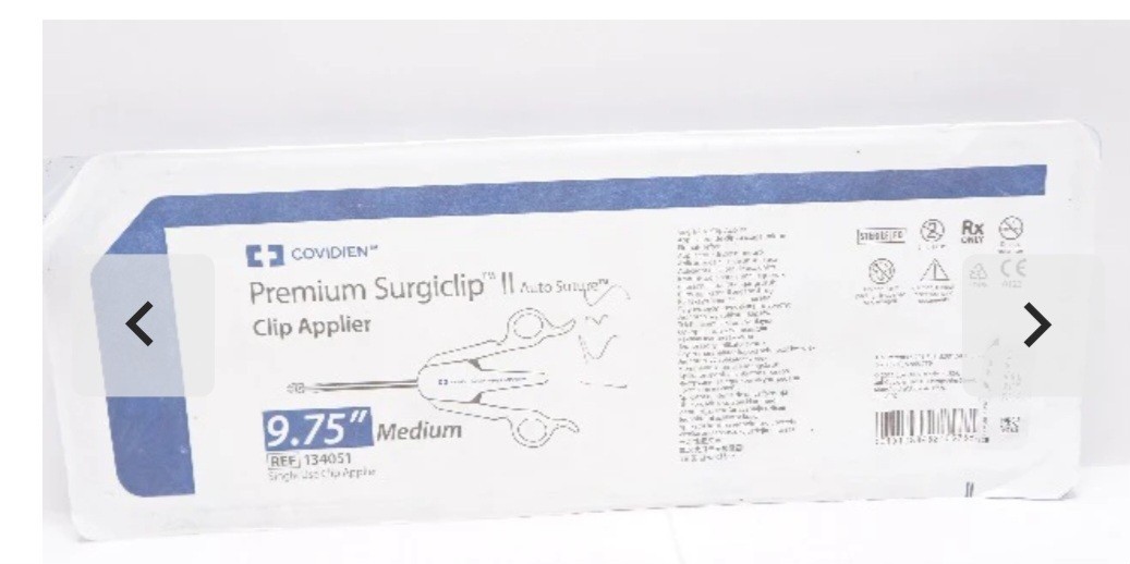 NEW COVIDIEN 1 EA 134051 PREMIUM SURGICLIP III CLIP APPLIER 9.75″ MD