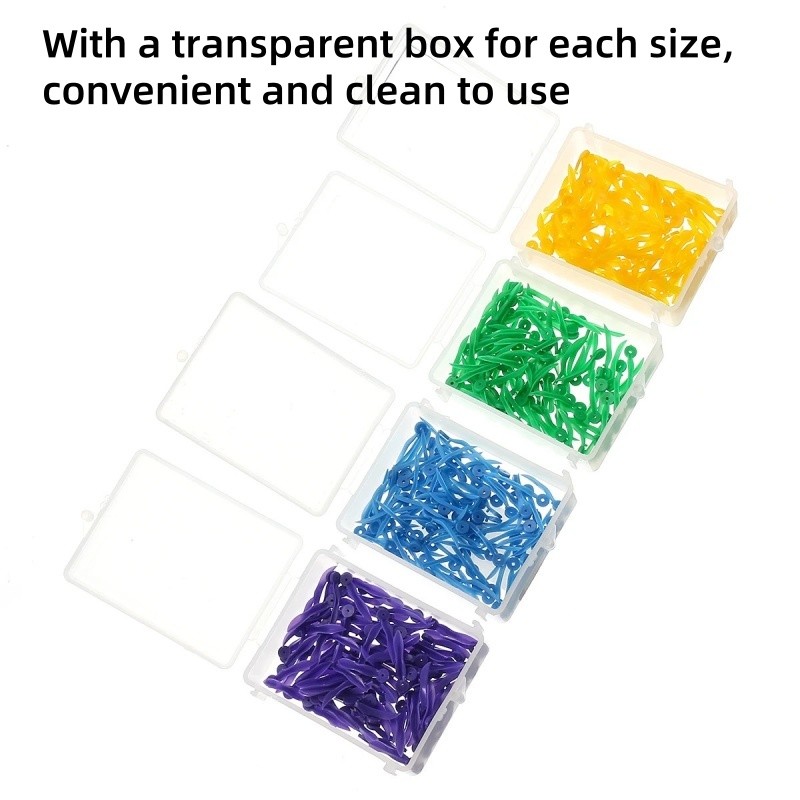 100 x Disposable Plastic Wave Shape Dental Tooth Gap Composite Interdental Wedge