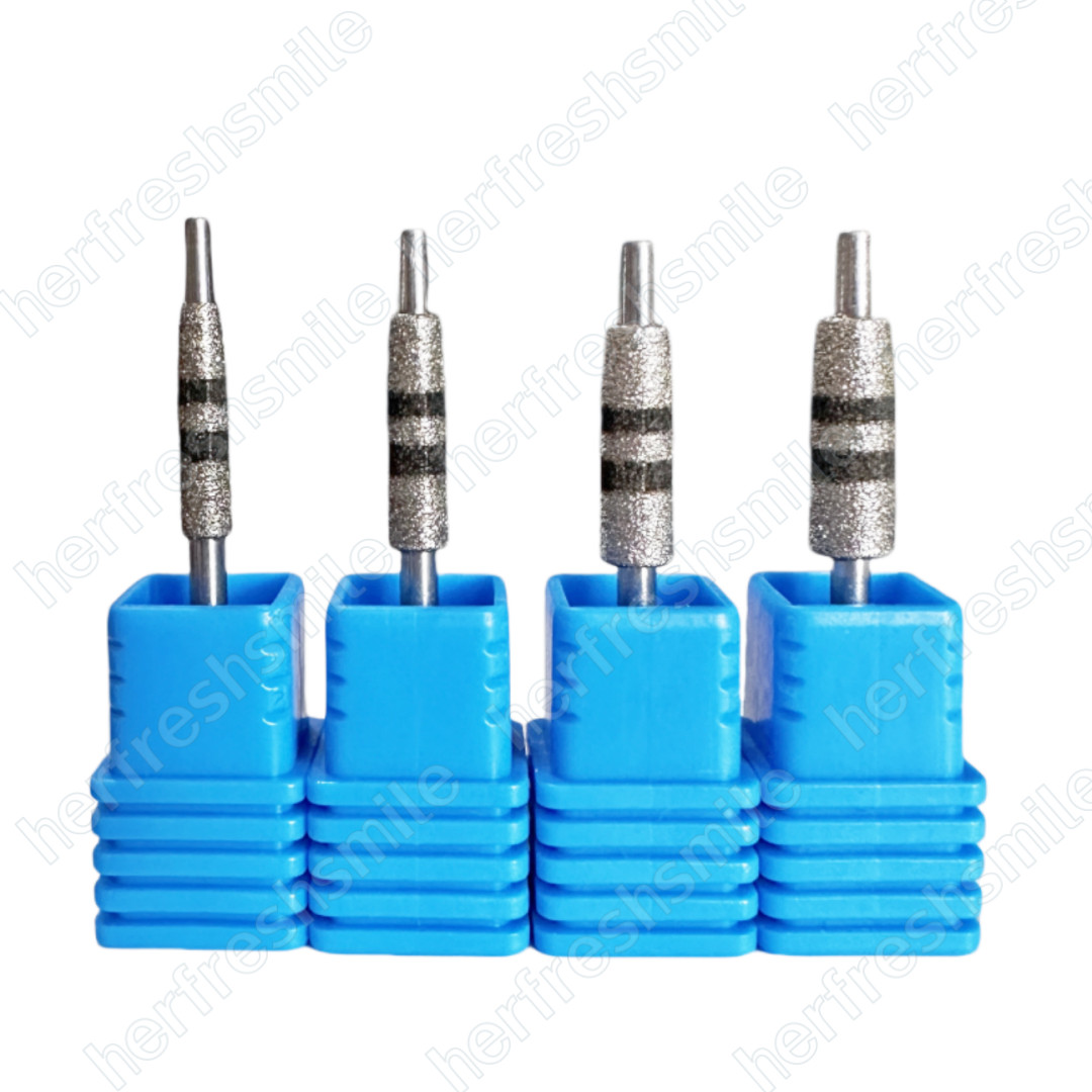 Dental Implant Guided Neck Correction Drills FG7604 Diamond Drum Burs 4Pcs/Set