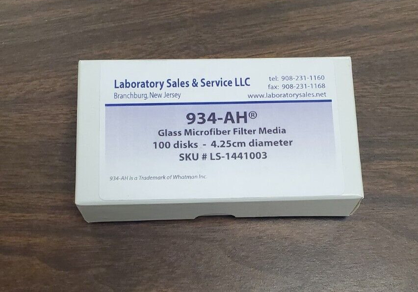 4.25CM, GRADE 934-AH, GLASS MICROFIBER FILTERS PK/100
