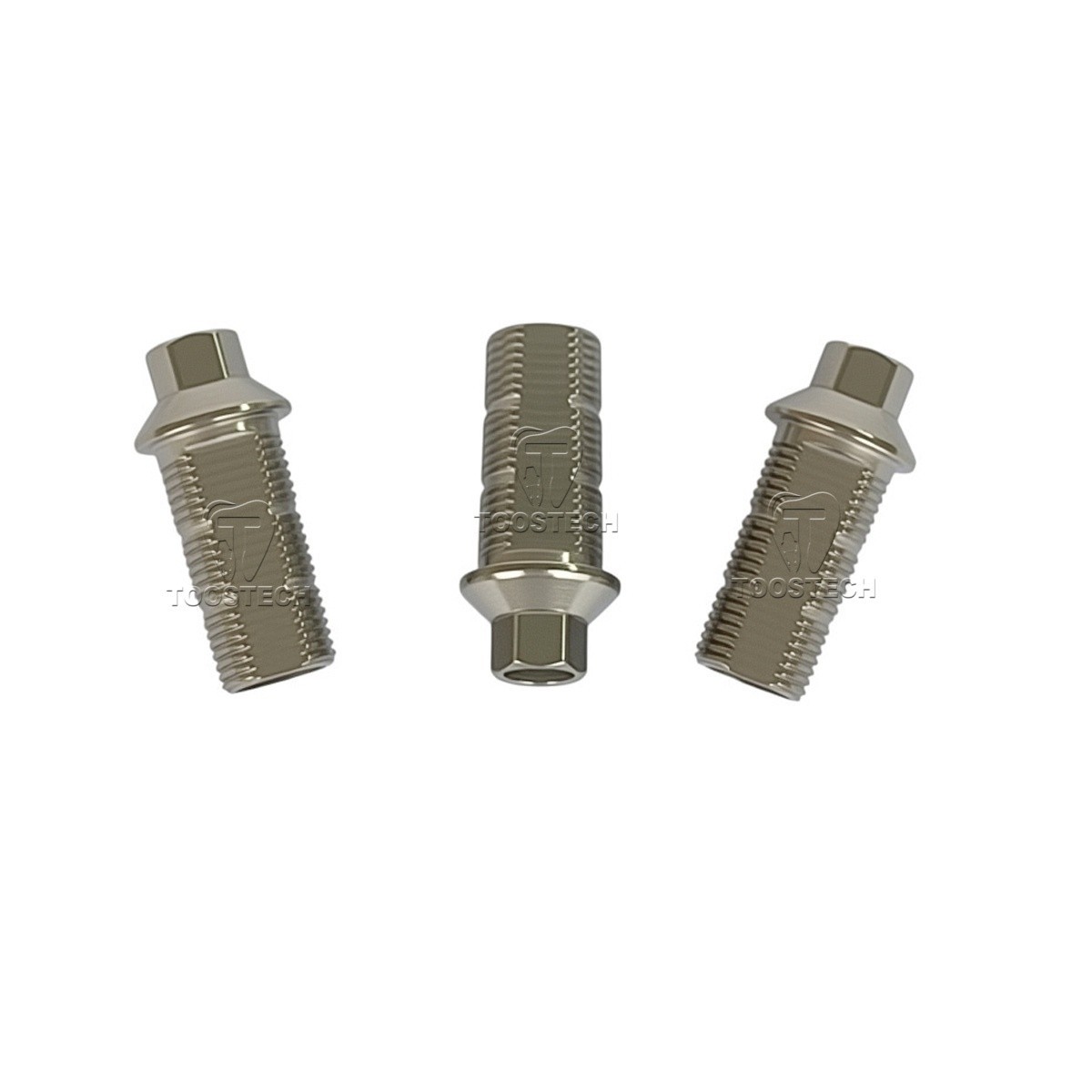 6pcs CAD/CAM Ti base Titanium Base Compatible with BEGO 3.75/4.1/4.5/5.5