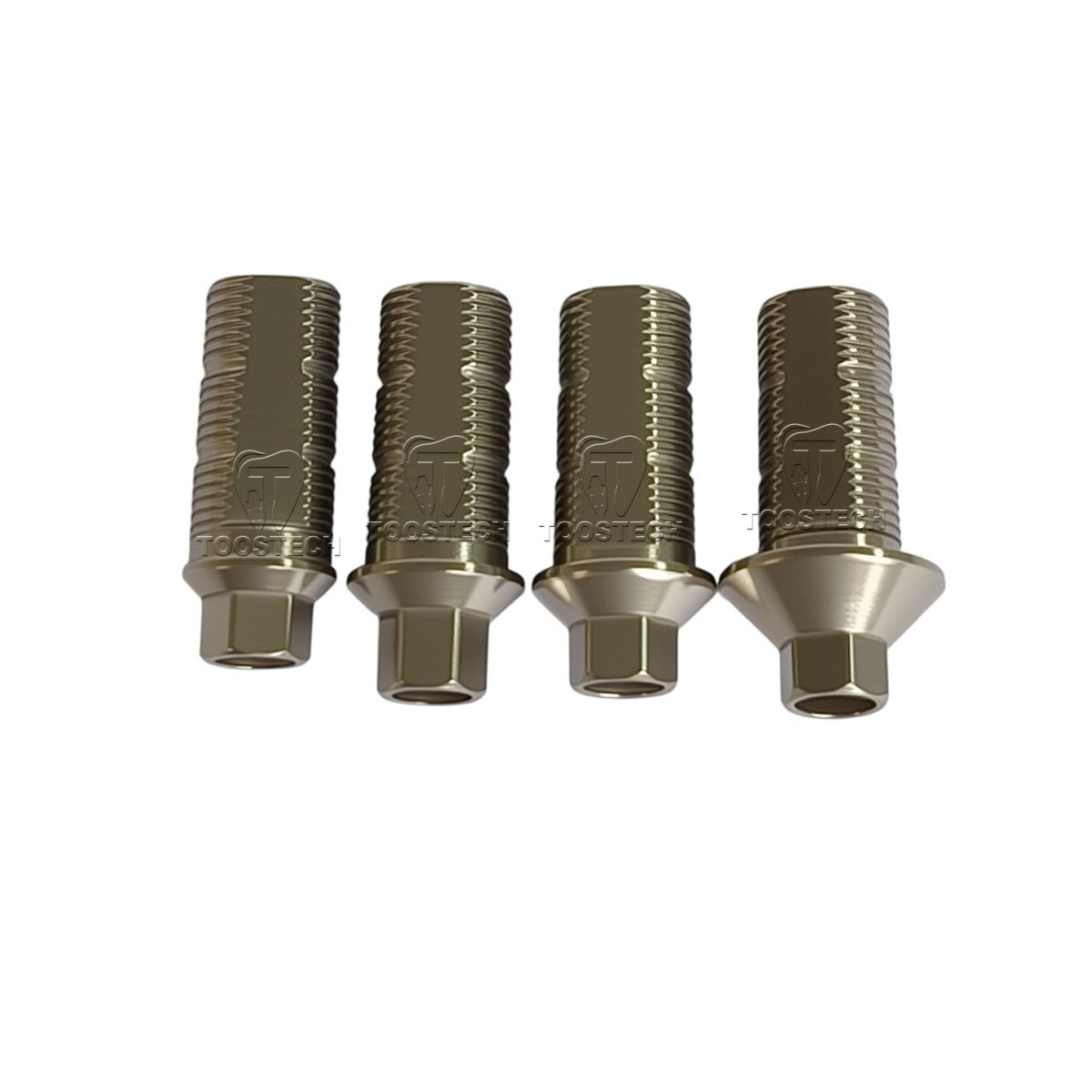 6pcs CAD/CAM Ti base Titanium Base Compatible with BEGO 3.75/4.1/4.5/5.5