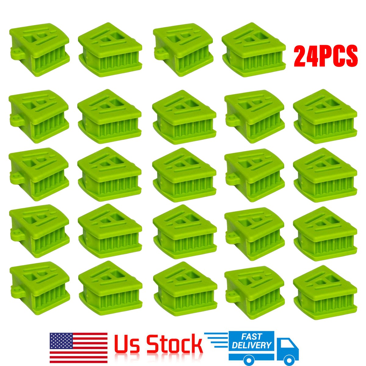 24PCS Medium Adult Autoclave Silicone Mouth Props Bite Block Dental Autoclave