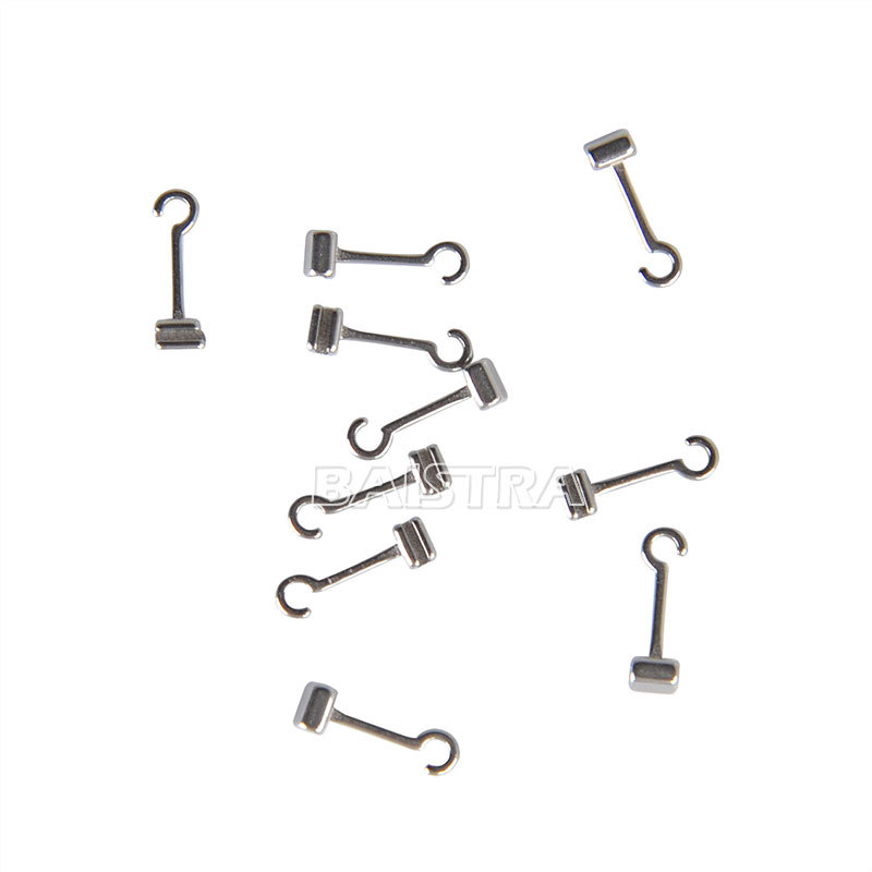 Dental Orthodontic Crimpable Hooks Stops/Long/Short/Sliding/Cross Tube 10 Types