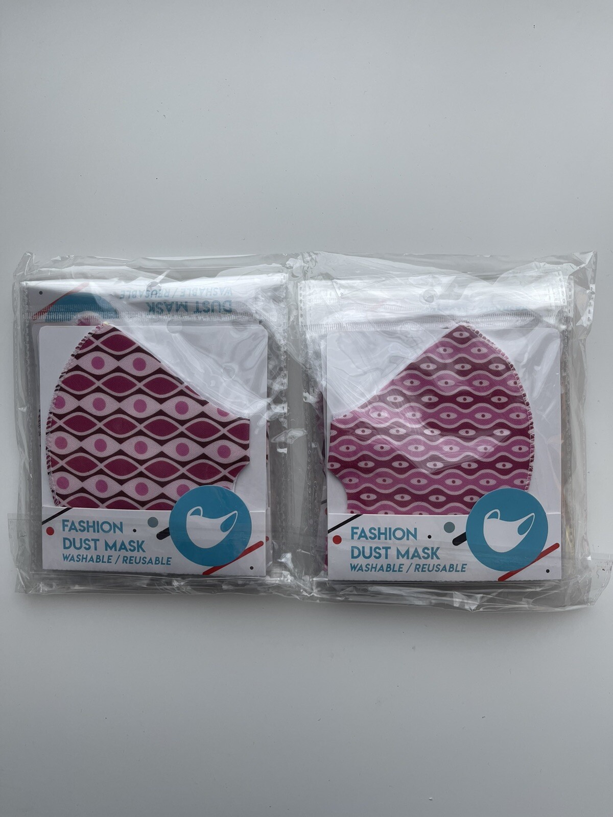 FACE MASK WASHABLE REUSABLE ADULT UNISEX PACK OF 12