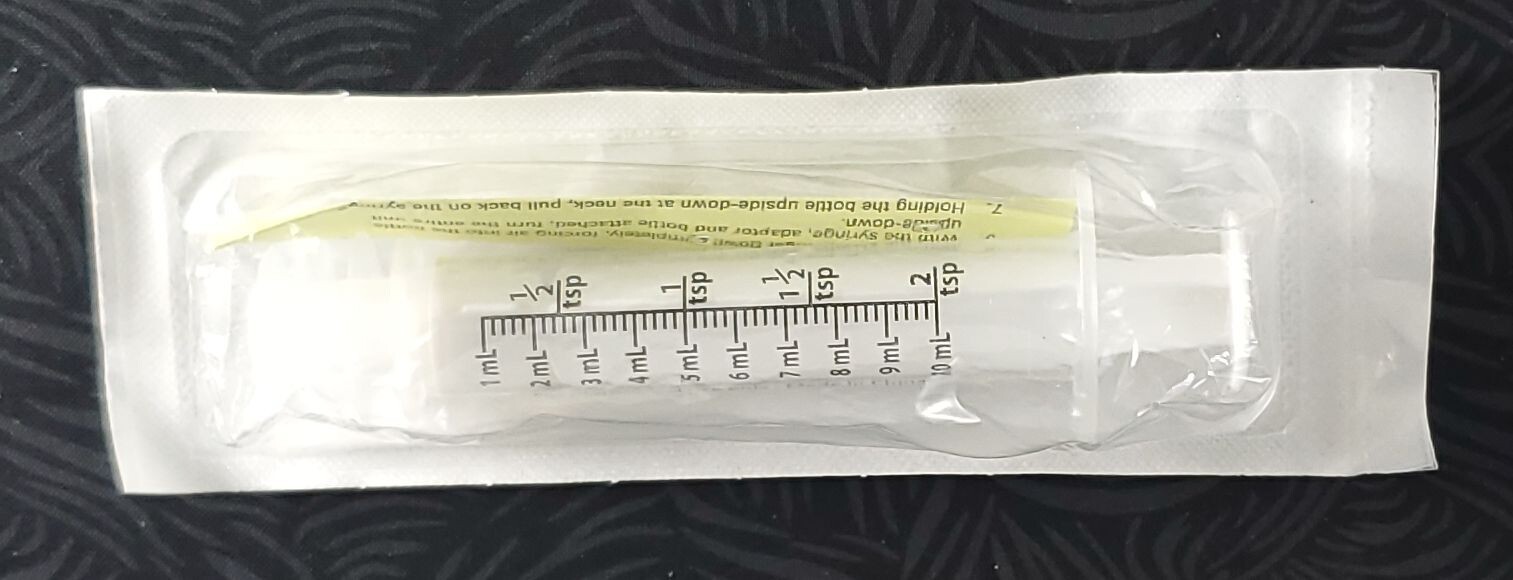Walgreens Equate Oral Syringe, 2 Tsp / 10 ML (Plunger Plastic Medical Dosing)