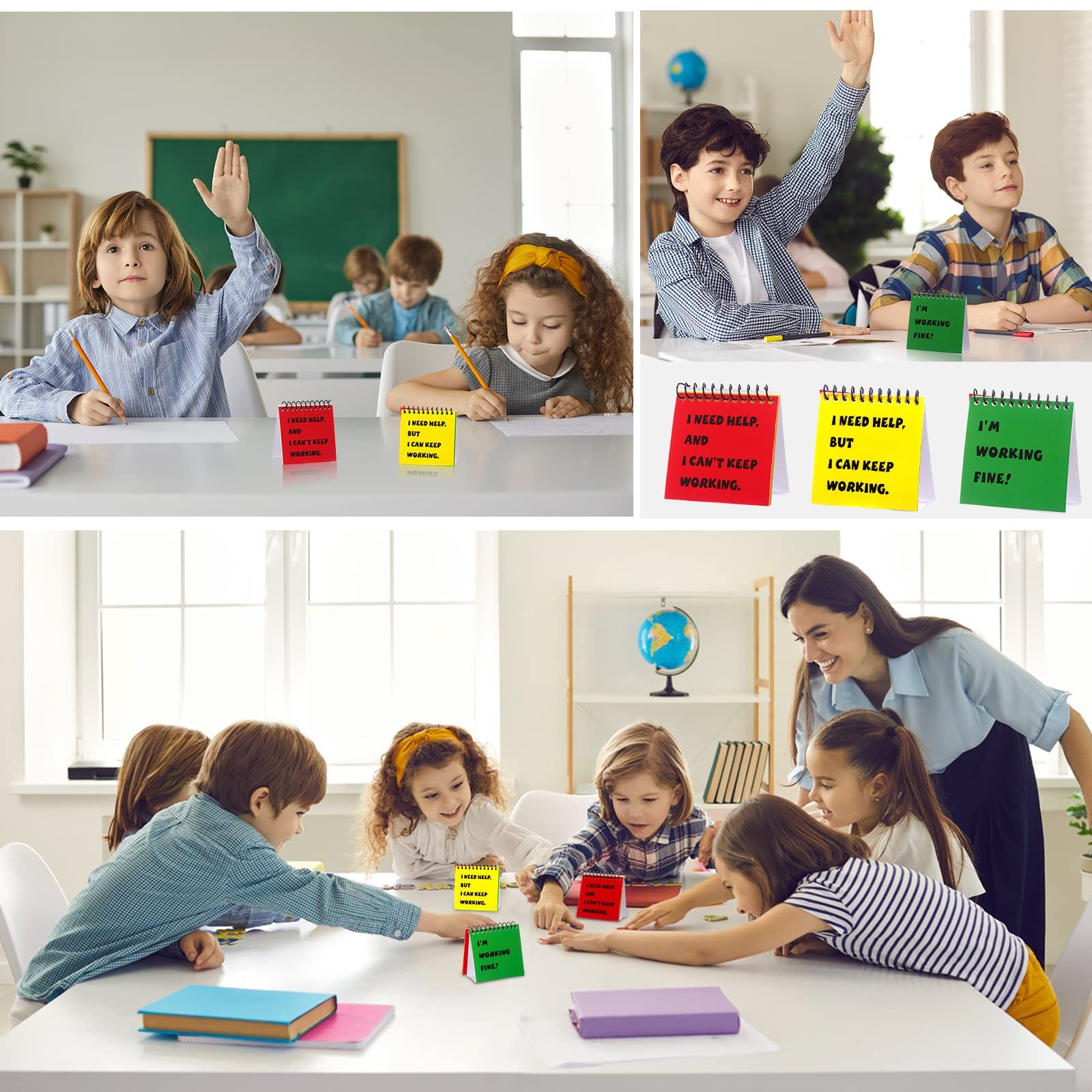Jutom 48 I Need Help Mini Flip Chart Classroom Teacher Student Self-Assessment