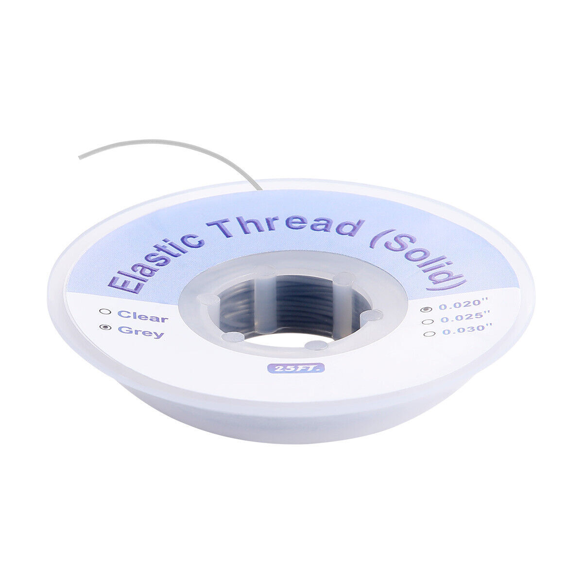Dental Ortho Elastomer Powerful Solid Elastic Thread Rope 0.020/0.025/0.030