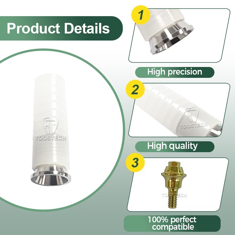 10pcs Multi Unit cocr ucla castable abutment fits Megagen Anyridge Anyone D4.8mm