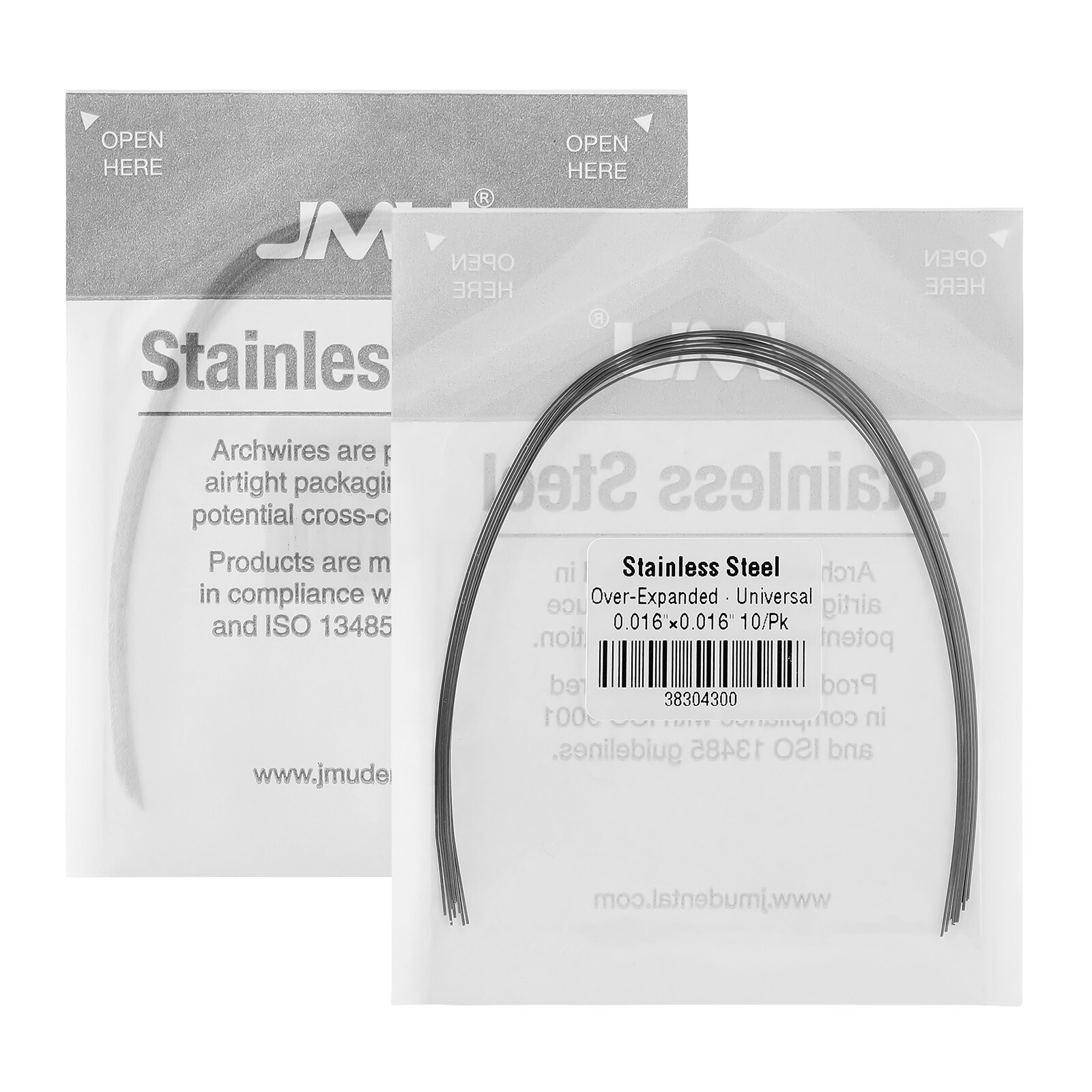 JMU Archwire Over-Expanded Stainless Steel Universal Round/Rectangular