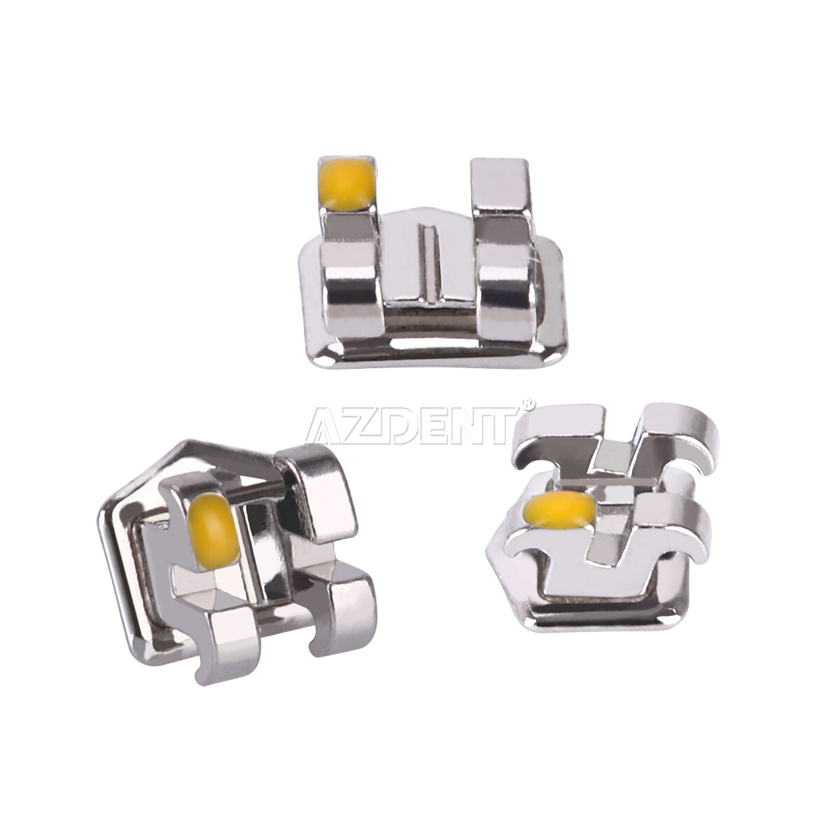 AZDENT Dental Orthodontic Brackets Braces Mini/Standard Roth/MBT Metal Brackets