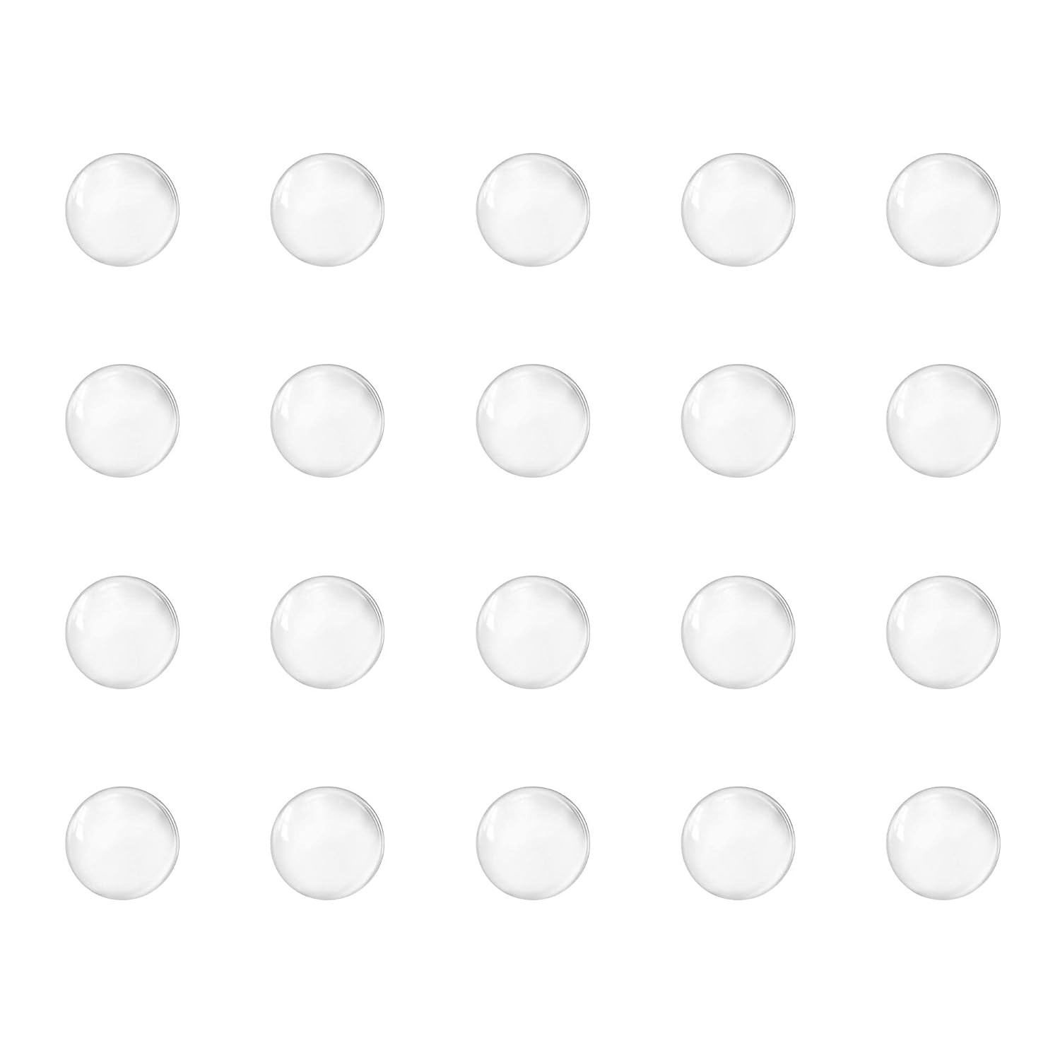 uxcell 4.5mm Solid Round Clear Glass Ball Boiling Stones Soda Lime