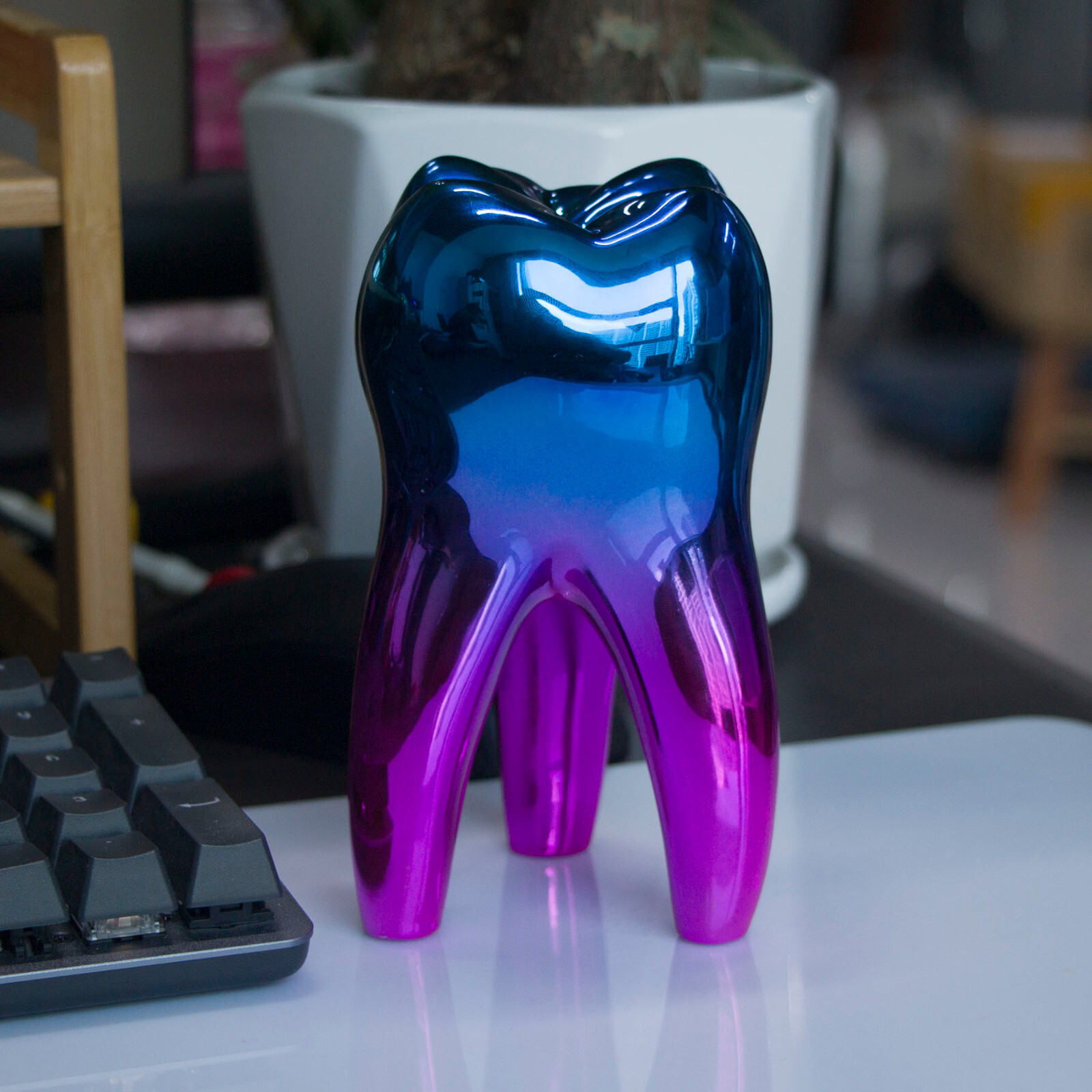 Dental Clinic Small Tooth Model Teeth Shape Sculpture Figurines Ornament Gifts