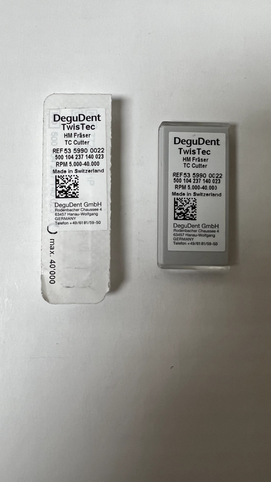 Degudent TC Cutter HP – Pear (53 5990 0022 500 104237 140 02)