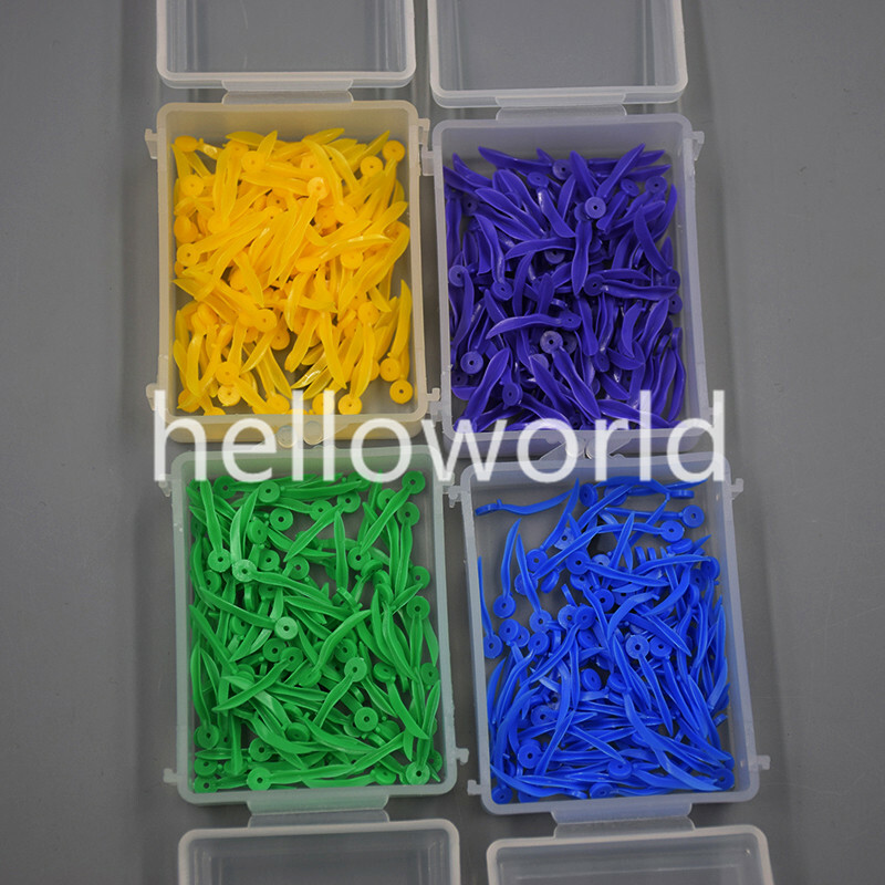 4 Optional Colors Disposable Plastic Material Dental Wedges With Holes 400 Pcs