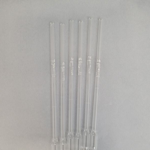 VWR Certified Volumetric Pipet 2.5 ml TD Grade A Total of 6 Pipettes