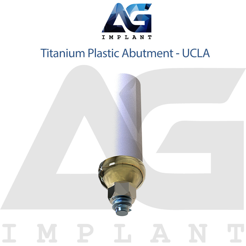 5 Titanium Base Anti Roatational Plastic Castable Abutment UCLA Int Hexagon