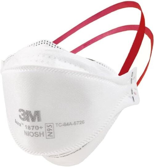 3M Aura 1870+ N95 Particulate Respirator & Surgical Masks (20EA/BX) SHIPS FREE
