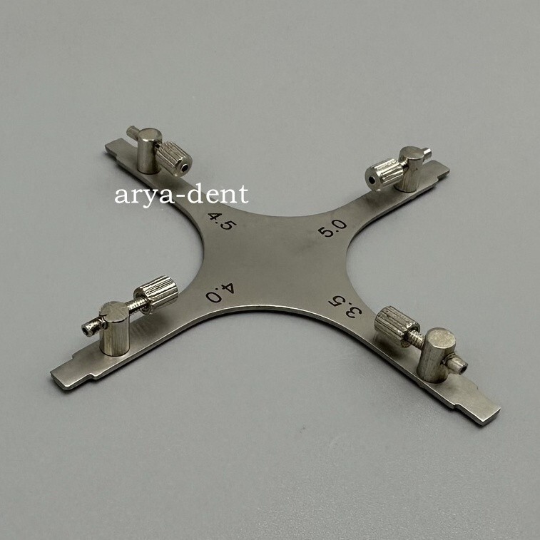 Dental Orthodontic Brackets Positioner Adjustable Locator High Precision Gauge
