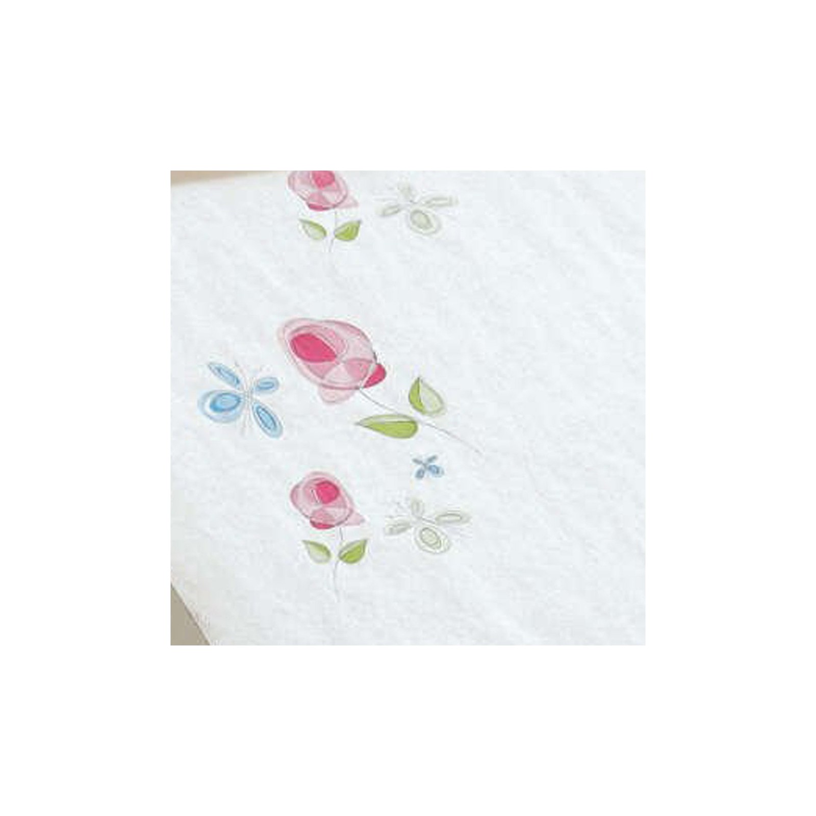 Rose Garden Table Paper White Smooth 21” W x 225′ L 12 Rolls