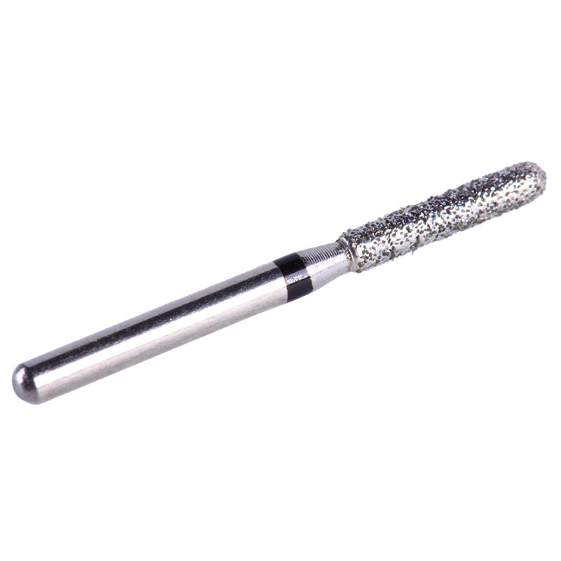 10X Diamond Bur High Speed Super Coarse Straight/Cylindrical Round Head SR-12S