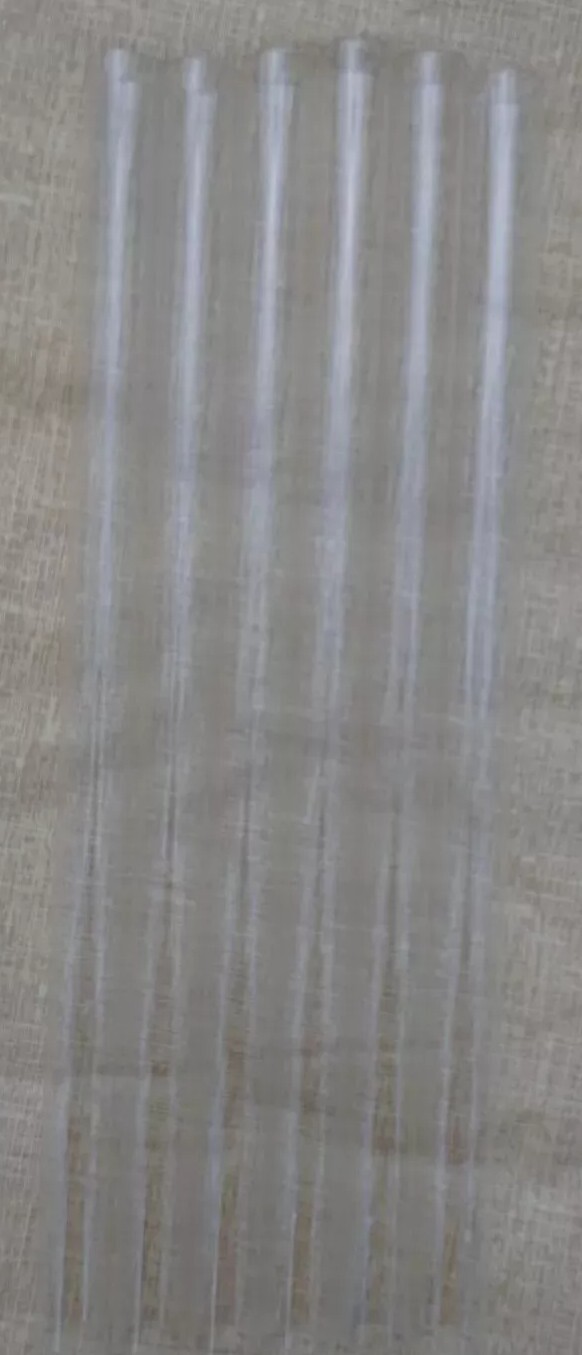 4 Borosilicate Combustion Tubes 30 cm x 15 mm Diam Both Open Ends Unpolished