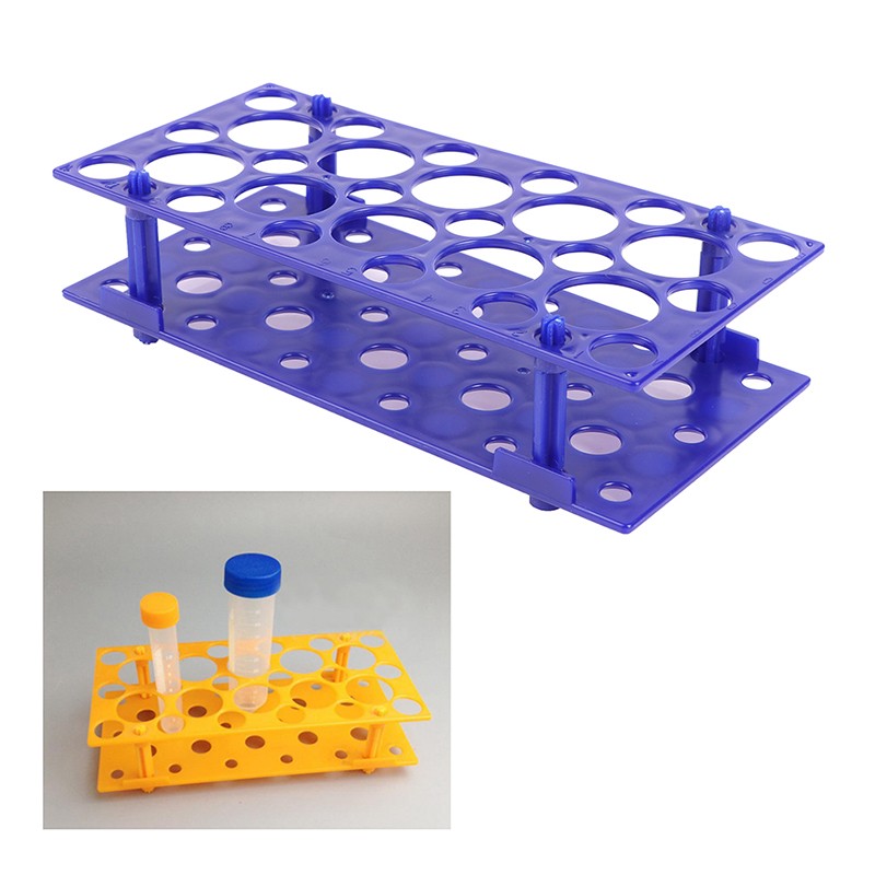 28 Holes Plastic Centrifuge Tube Rack 10/15/50ml Laboratory Analysis Equi U-p9