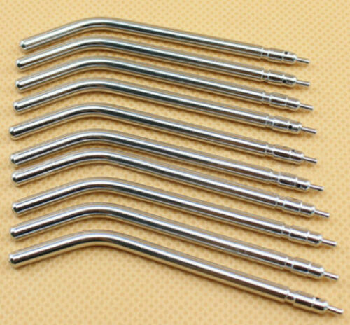 50pcs Dental Air Water Spray Triple Syringe Metal Nozzles Tips Tube Autoclavable