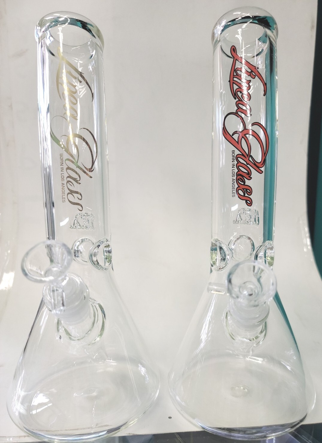 THICK 12″ Clear Beaker Bong HEAVY Glass Water Pipe HOOKAH *USA*