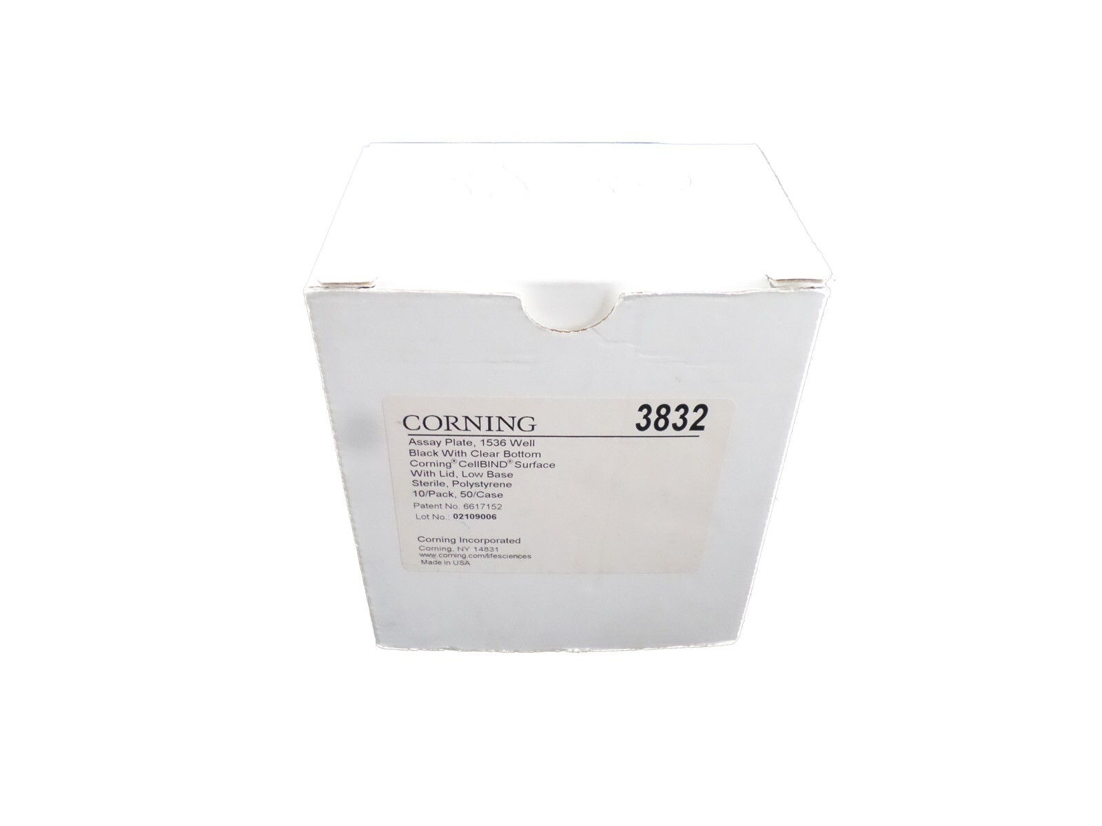 CORNING CellBIND 1536-Well Tissue Culture Treated Microplates 3832 (9-pack)