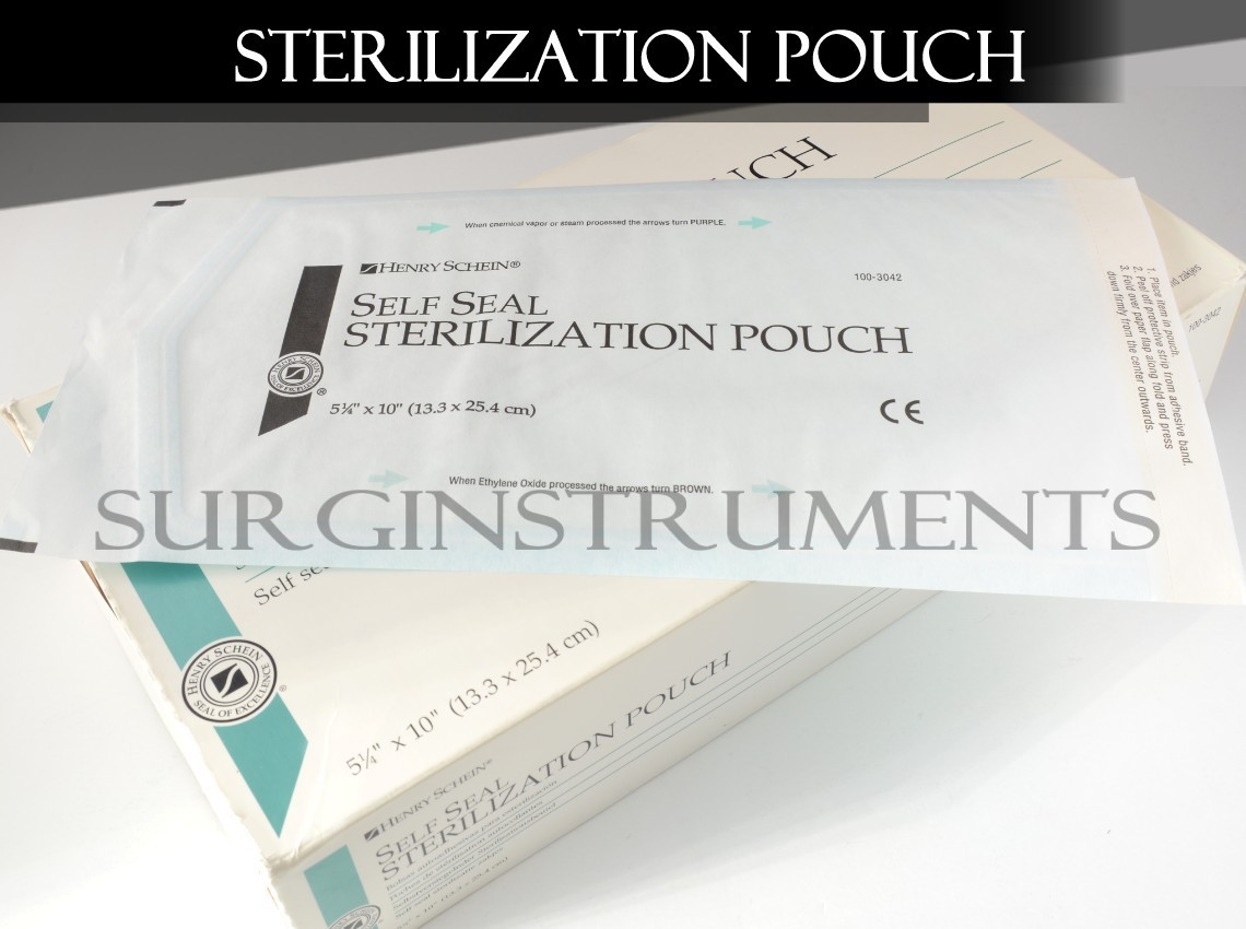 10 Boxes – 2000 Pcs Sterilization Pouch 5.25″ X10″ Dental Lab Tools Instruments